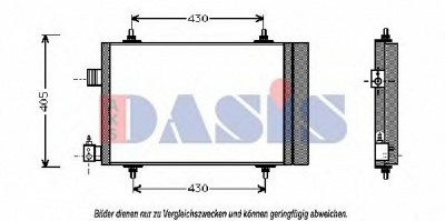 AKS DASIS 162340n -  Конденсатор, кондиционер